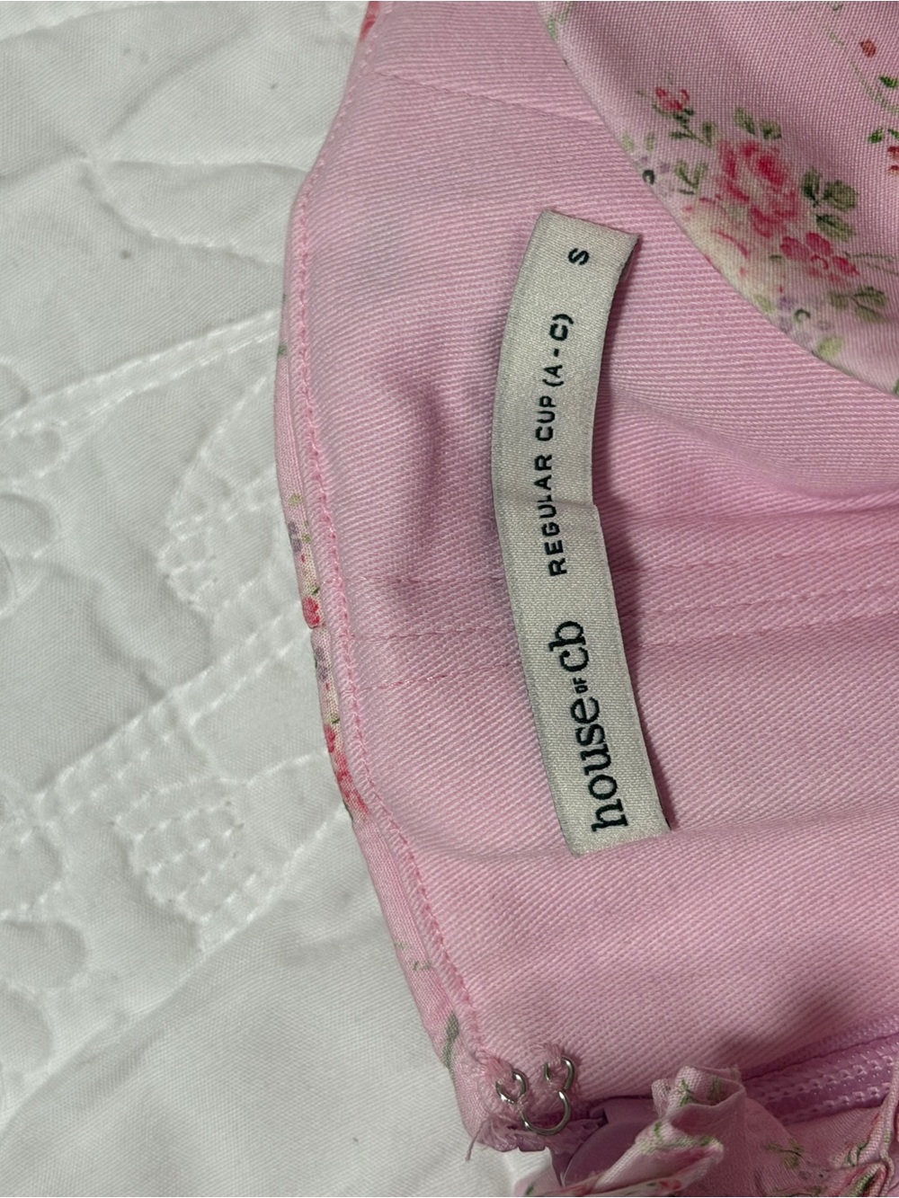 House of CB Pink Floral Halter Midi Dress - Picture 5 of 6